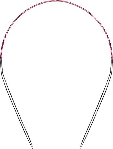 Miniatura 33 de Juego de agujas de tejer circulares tamaño 15 16 pulgadas Kit de metal redondo