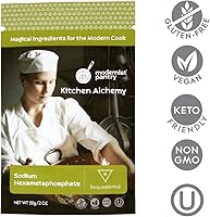 Vista 4 de Citrato de sodio + hexametafosfato de sodio paquete de valor sin OMG vegano OU Kosher certificado - 100 g/4 oz
