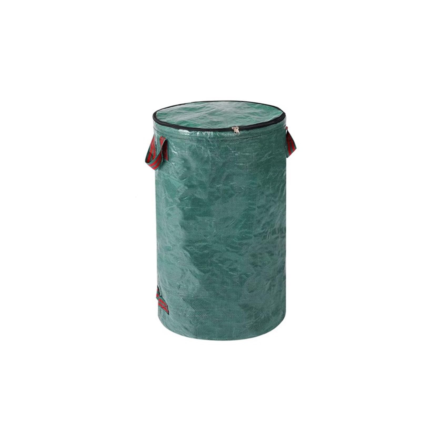 Bolsa para Residuos de Jardín Bolsa plegable for residuos de jardín 60-500L | Con tapa reutilizable(300L D67xH84cm)