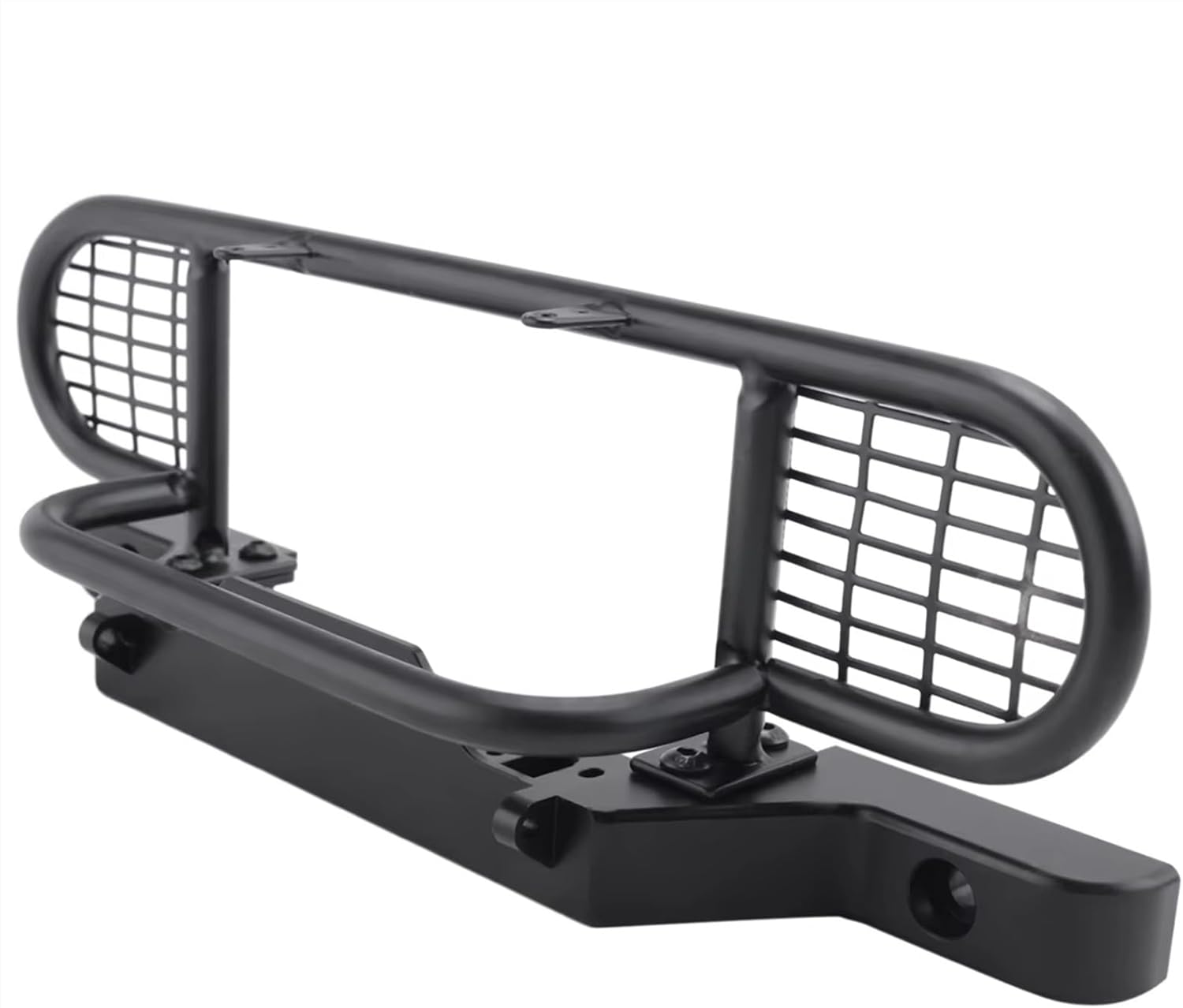 Compatible With TRX4 1/10 RCクローラーカーアクセサリー メタルフロントバンパー ライトアップグレードパー