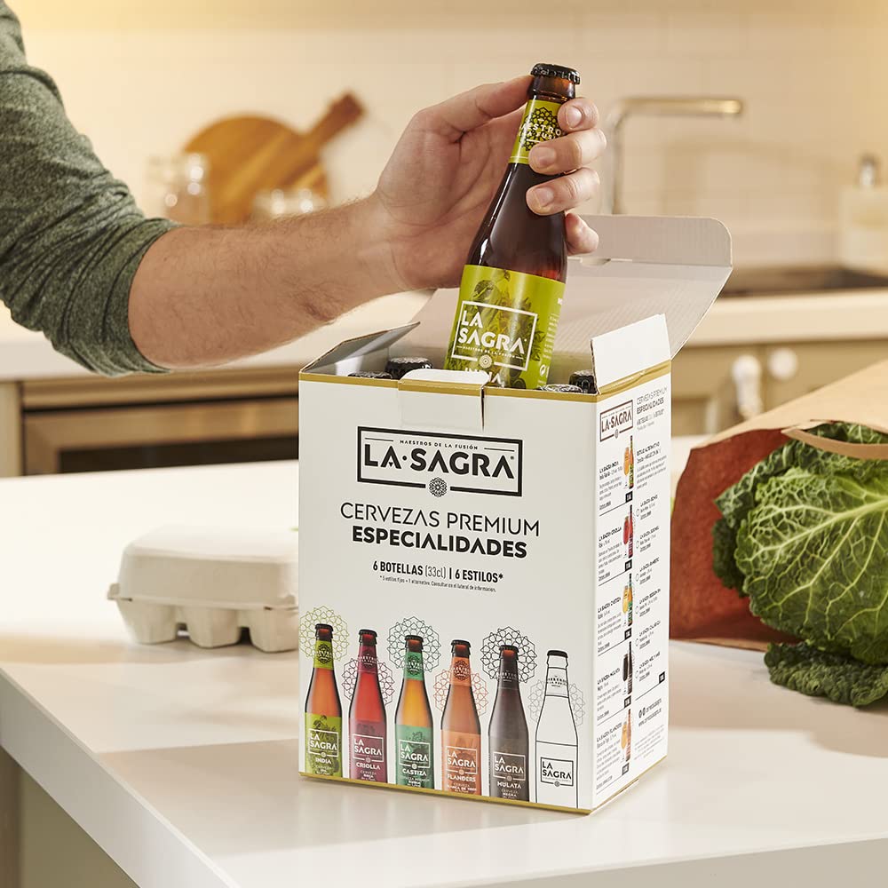 La Sagra Pack Degustación 6 Estilos Cerveza 330 ml 1980 ml