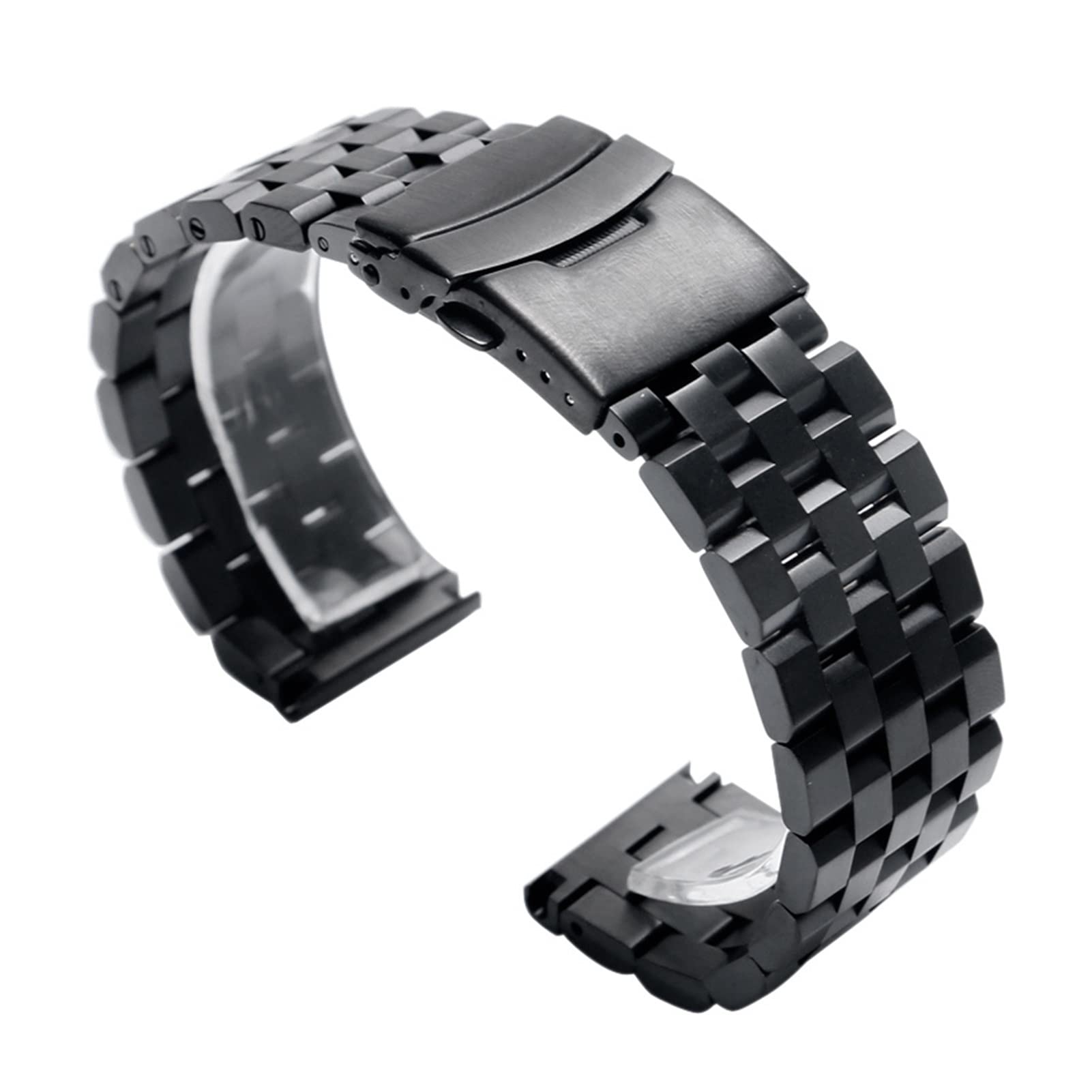 Bracelet de montre en acier résistant 18mm contre la rouille