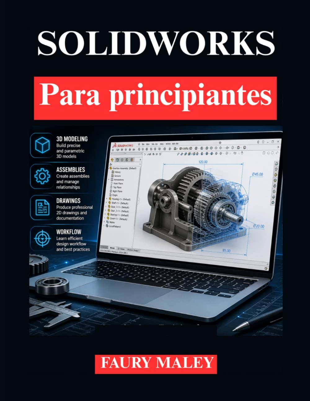 SOLIDWORKS Para principiantes: Formación en modelado 3D dibujo técnico