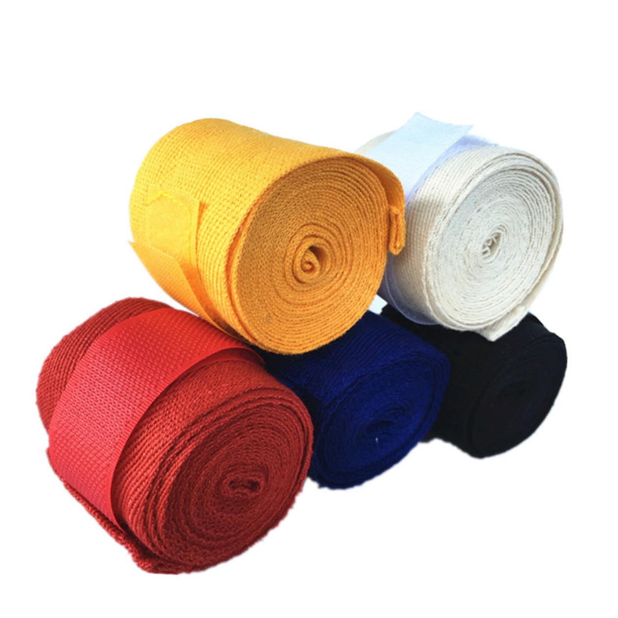 BELLIFFY Sturdy Cotton Boxing Wraps 2pcs Wrist Straps for Kickboxing Handguard Straps Easy to Wrap Carry
