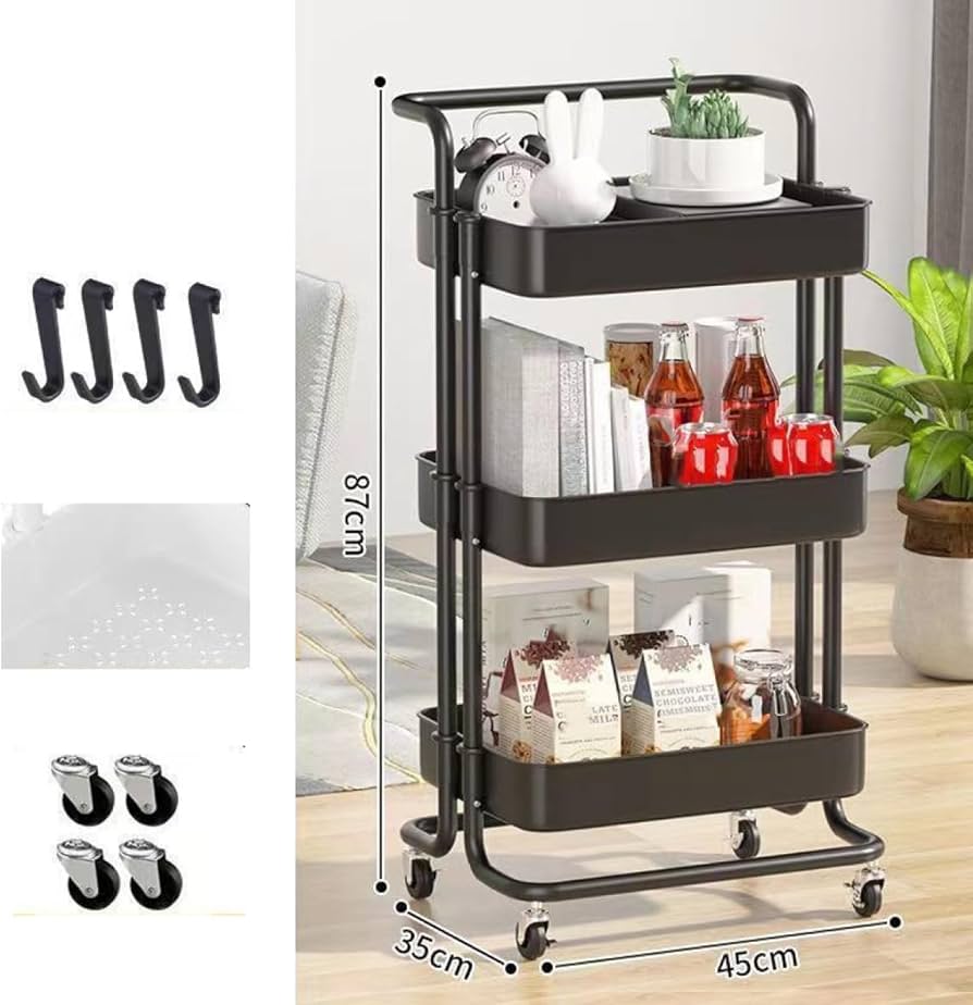 キッチンワゴン3段　ステンレス　ストッパー付き　静音キャスター　機能的 Amazon.co.jp: [SDS] キッチンワゴン 3段 キャスター付き ストッパー