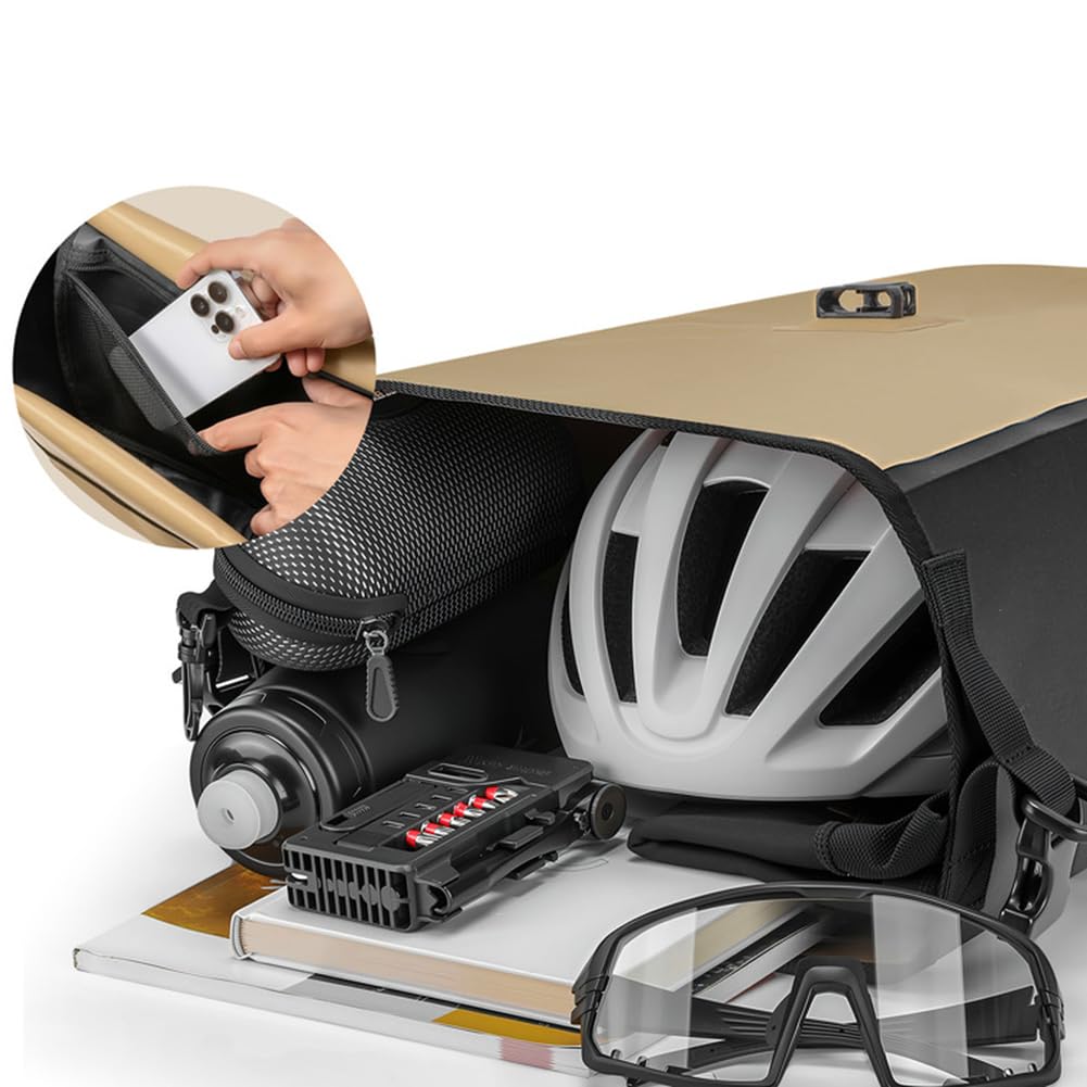 Borsa per portapacchi posteriore della bicicletta, borsa da sella impermeabile, 28 l, zaino per bici a sgancio rapido, borsa cargo per mountain bike, borsa per bagagliaio per bici da strada