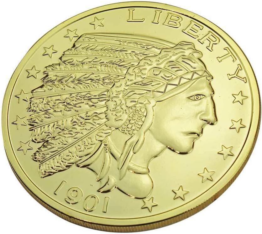 Aeromach CI-1050G "GOLD" Coin/Medallion Horn Cover for 2014+ Indian Chief, Chieftain, Dark Horse, Springfield & Roadmaster Models with Thunderstroke Engine - Adhesive Backed Foam - Made in USA