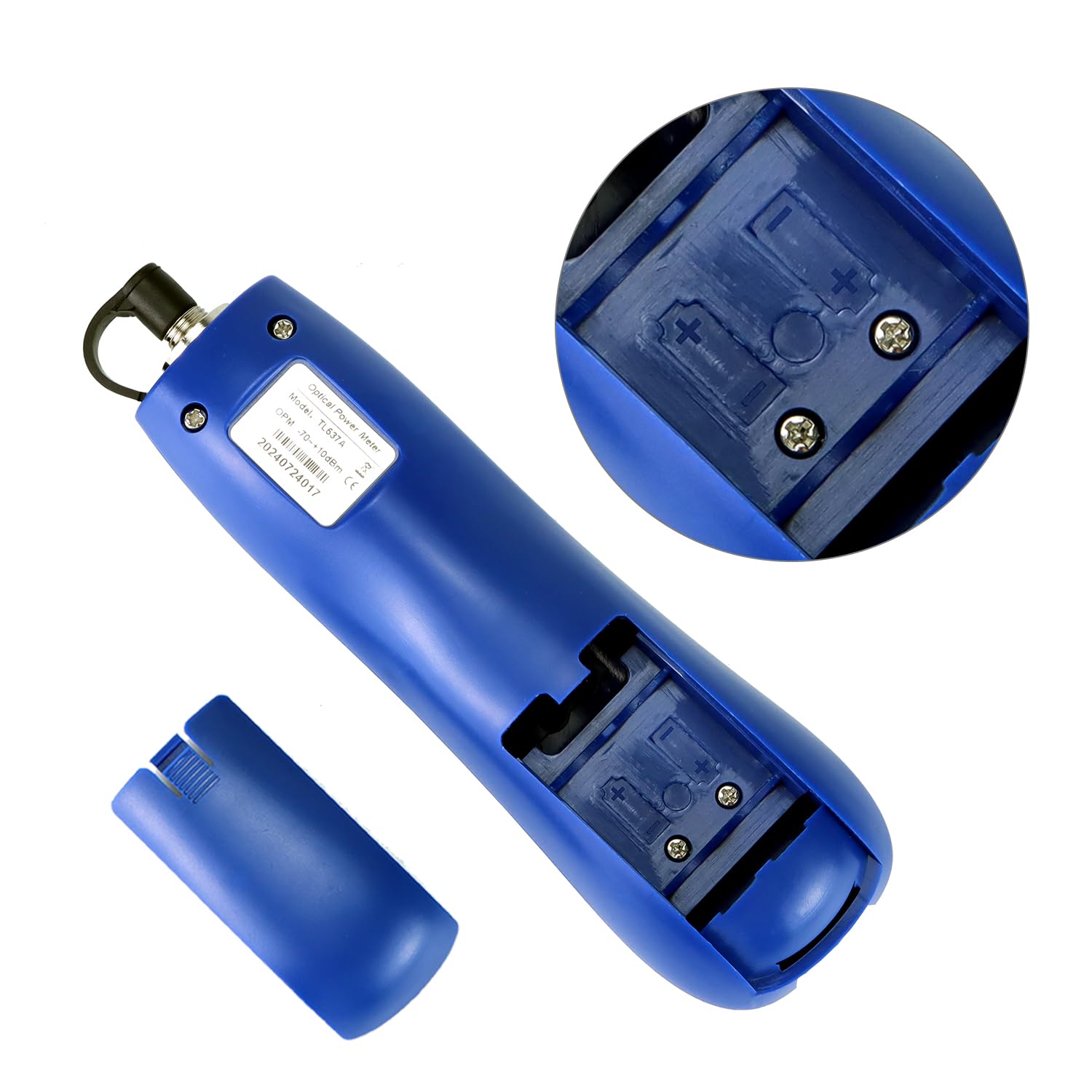 QWORK® Misuratore di potenza ottica portatile -70~+10 dBm - 6 lunghezze d'onda calibrate 850-1625 nm - Alta precisione ed efficienza energetica