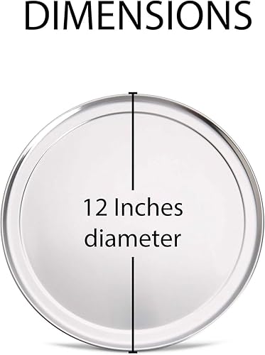 Miniatura 2 de Fantes - Sartén para pizza con borde ancho, aluminio pesado, original del mercado italiano desde 1906