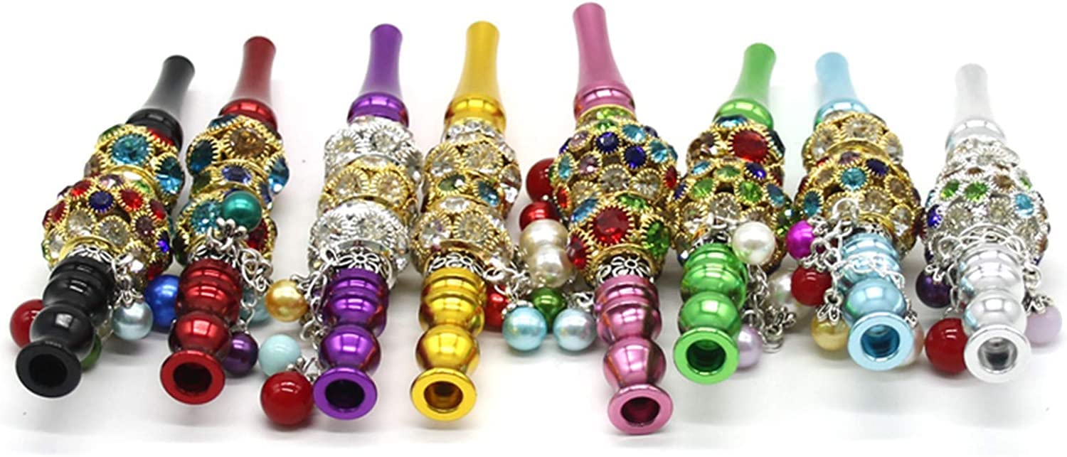 Assorted Metal Rhinestone Nozzle Diamond Pendant Hookah Tips Shisha Nargila-receive Only 1