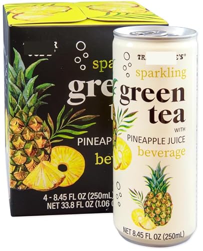 Trade Joe’s Sparkling Green Tea with Pineapple…