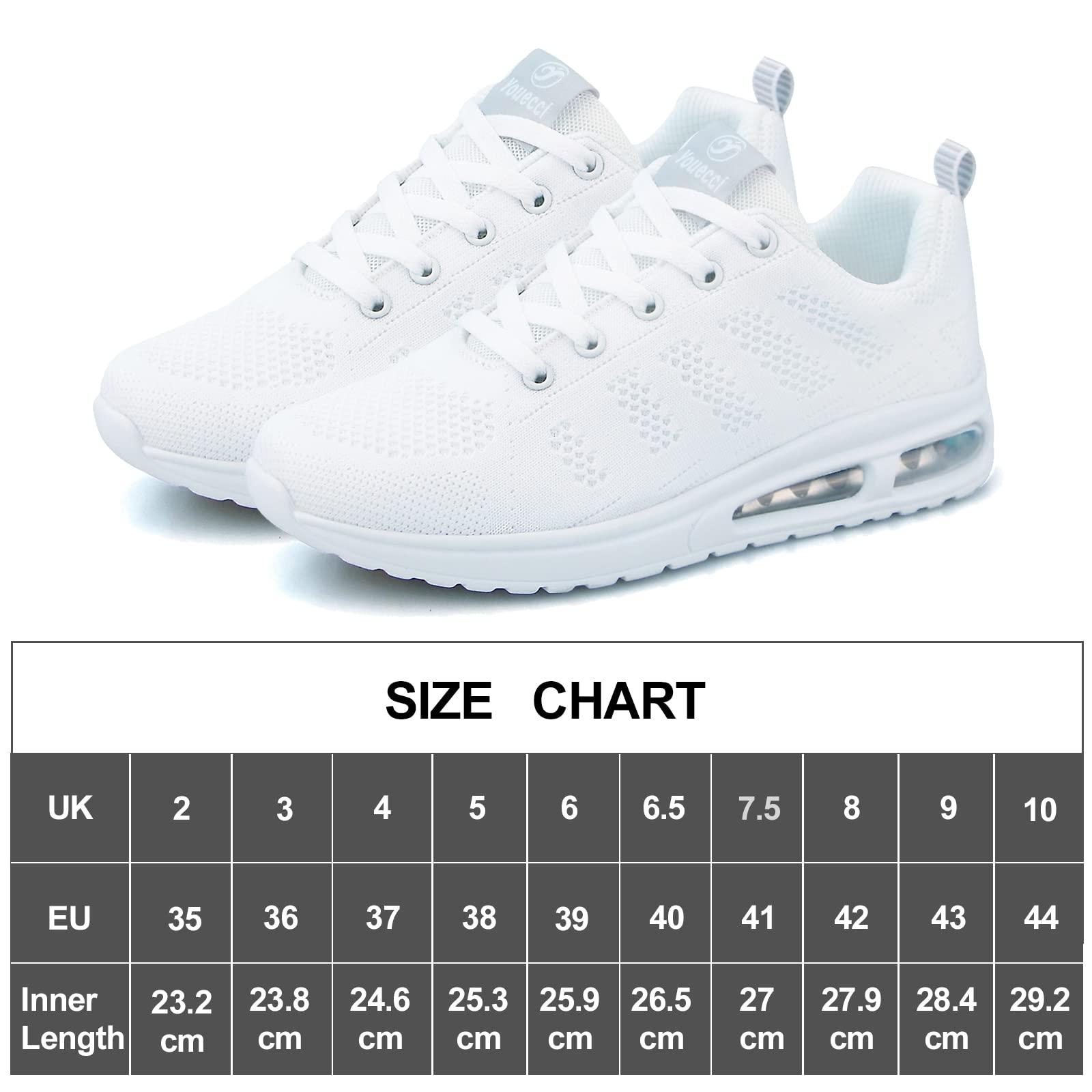 Femme Running Baskets Respirant Marche Running Chaussures Fitness Course Basses Athlétique Gym Mode Sneakers