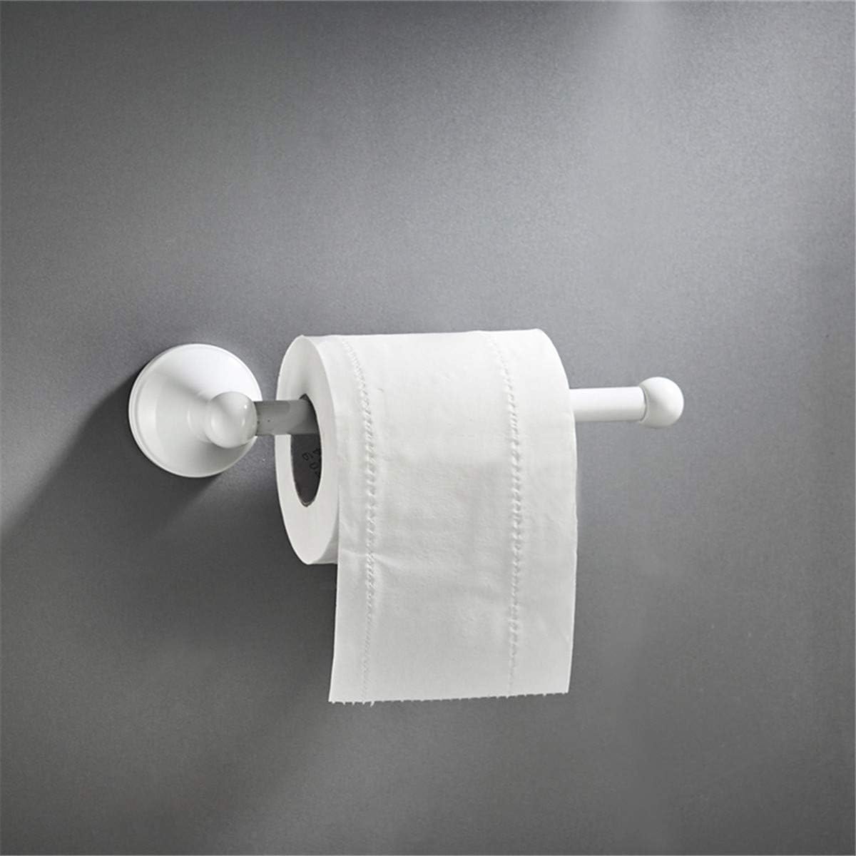 Flybath Toilet Paper Roll Holder Bar Without Cover Brass Wall Mounted, 20 cm/7.87 inches, White