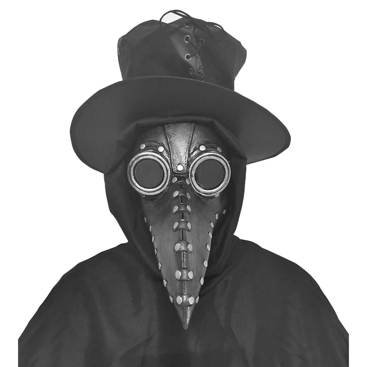 Snapklik.com : Plague Doctor Bird Mask Long Nose Beak Cosplay Steampunk ...