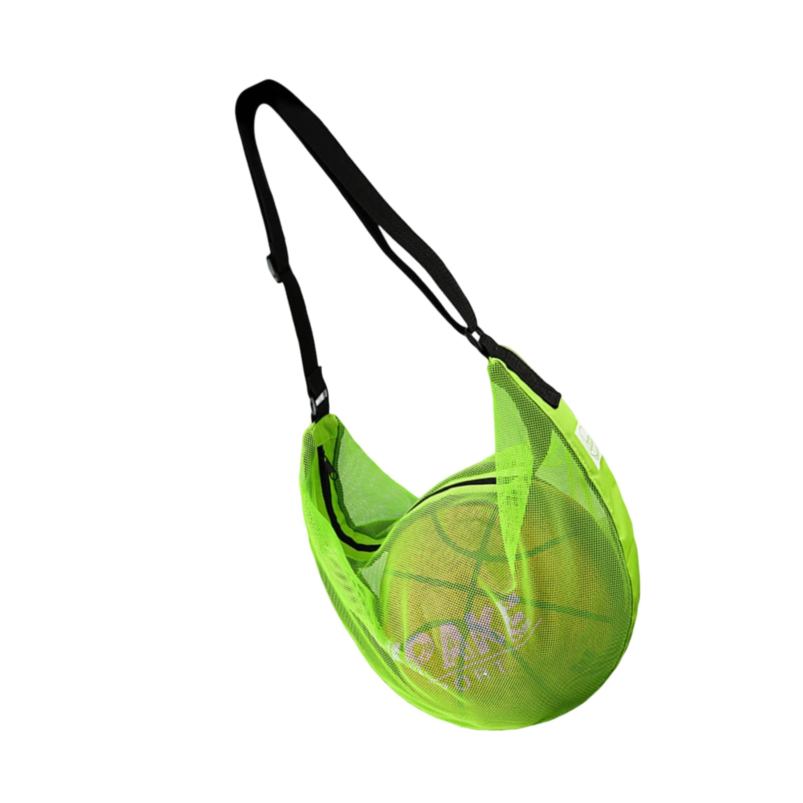 QIAOLIDA Basketball Carrying Bag With Multiple Compartment Adjustable Shoulder Strap Waterproof Nylon Crossbody Bag For Training