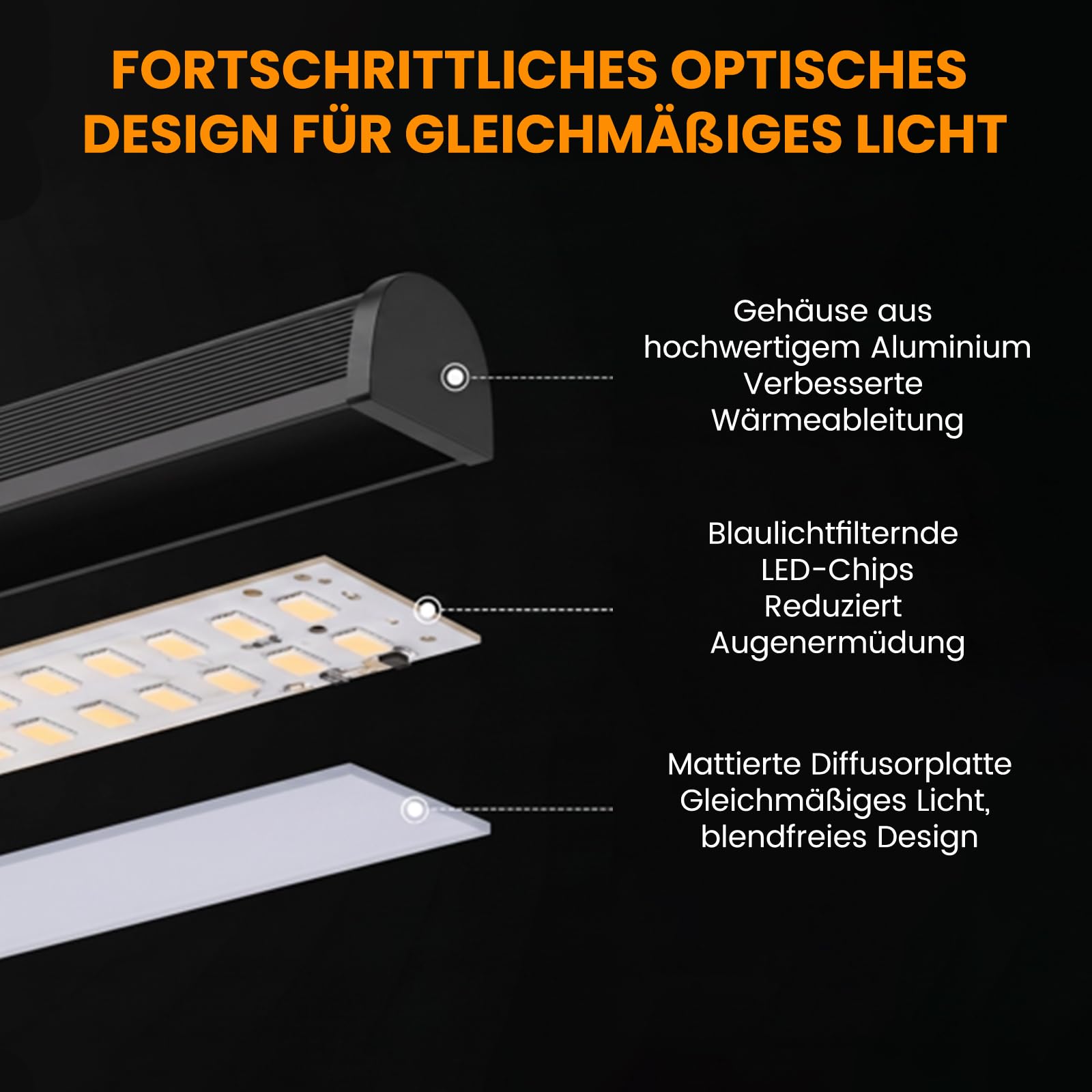 LED Klavierlampe, 3 Farbmodi, 10 Helligkeitsstufen dimmbar, USB betrieben, 360 Grad flexibler Schlauch, stabiler Metallsockel, geeignet für Klavier, Flügel, E-Piano und Schreibtisch