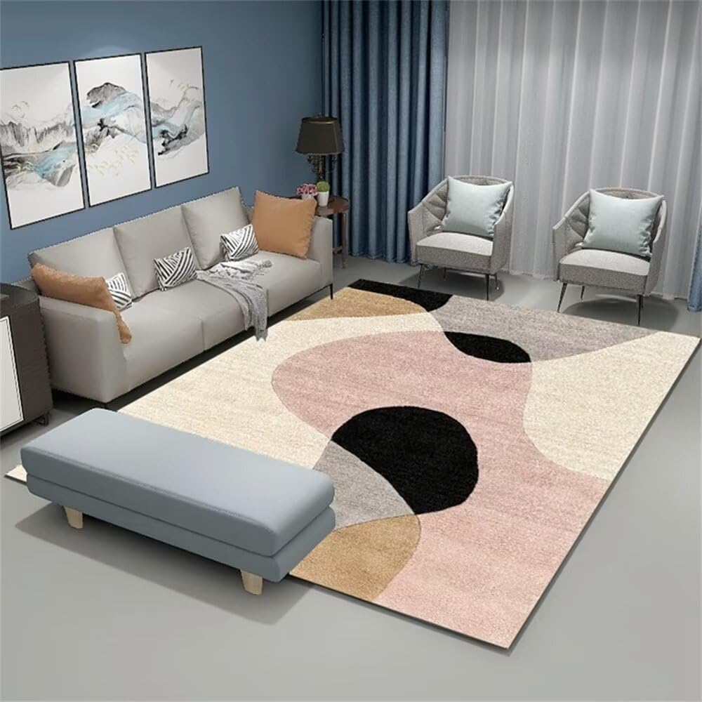 Tapis de salon multicolore 70x200cm moelleux pour chambre de bébé