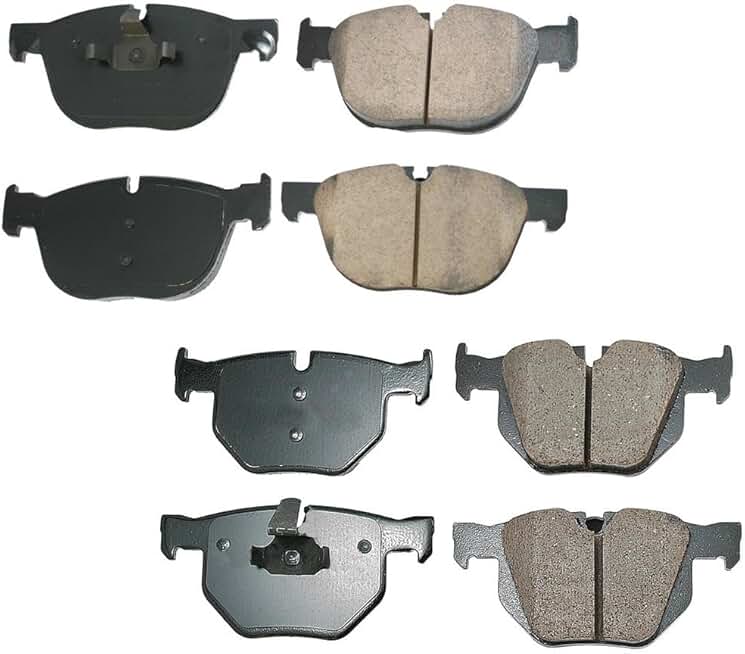 Akebono Euro Ceramic Slotted Brake Pad Kit for BMW X5 X6 E70 F16