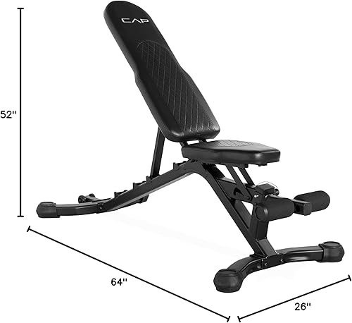 Miniatura 12 de CAP Barbell Multi-Purpose Adjustable Utility Strength Training Weight Bench Multiple Options