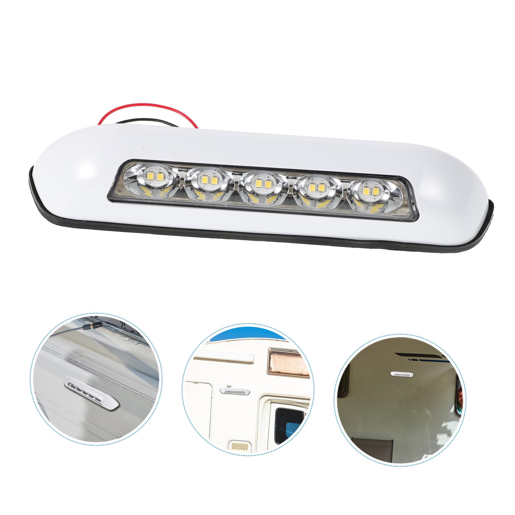Anneome Luce Esterna per Camper LED 6W Regolazione Tensione, per Veranda e Rimorchi, Illuminazione Stabile
