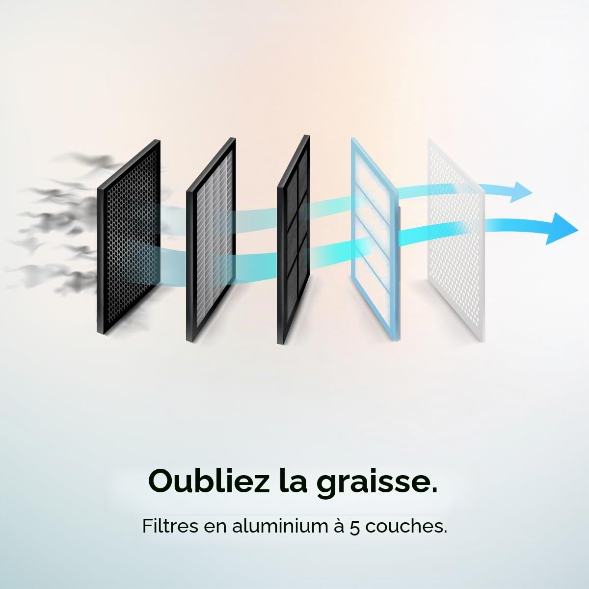Cecotec Hotte Aspirante 60cm Pyramidale Bolero Flux PT 604000 Inox A+++. Aspiration 427,6m³/h, 3 Vitesses, SS Touch Control, Finition Inox, Basse Consommation, Moteur DC, Éclairage LED, Filtres Inclus