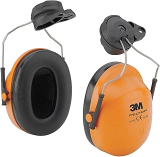 Peltor Optime Earmuffs, Over-The-Head, Orange Hi-Viz H31A H31A-1PK