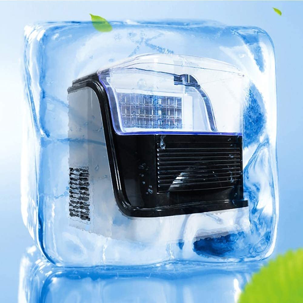 Ice Maker Ice Cube Maker Counter Top Ice Making Machine, Small Mini Automatic Medium-Sized Transparent Ice Cube Machine on Fridge.com - View 2