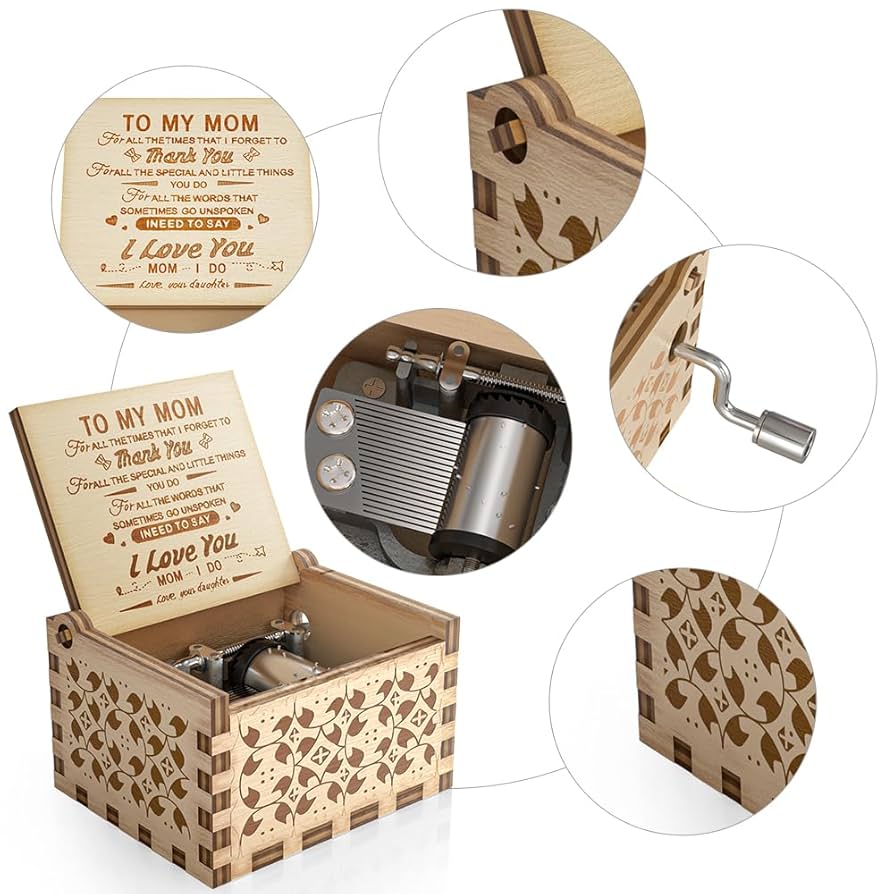 Sale mum to daughter music box Factory Sale