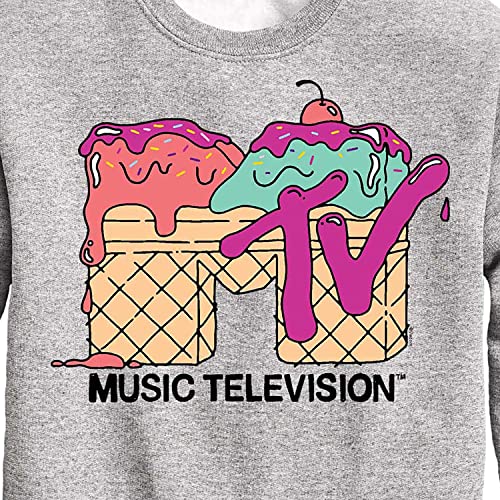 HYBRID APPAREL - MTV Logo - Ice Cream - Toddler And Youth Crewneck Fleece Sweatshirt3