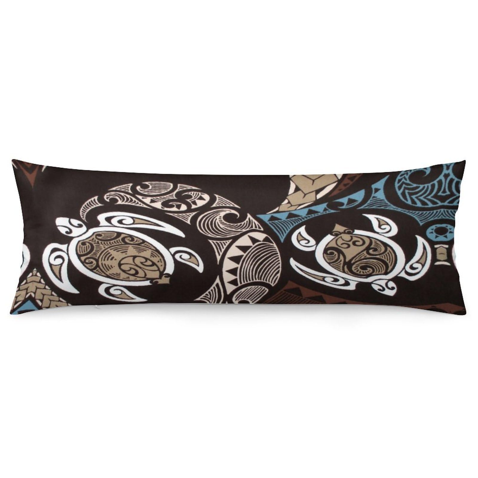 Hawaiian Honu Polynesian Sea Turtle Throw Pillow Case Long Body Pillow Cover Pillowcase Fashion Accessories Home Decor