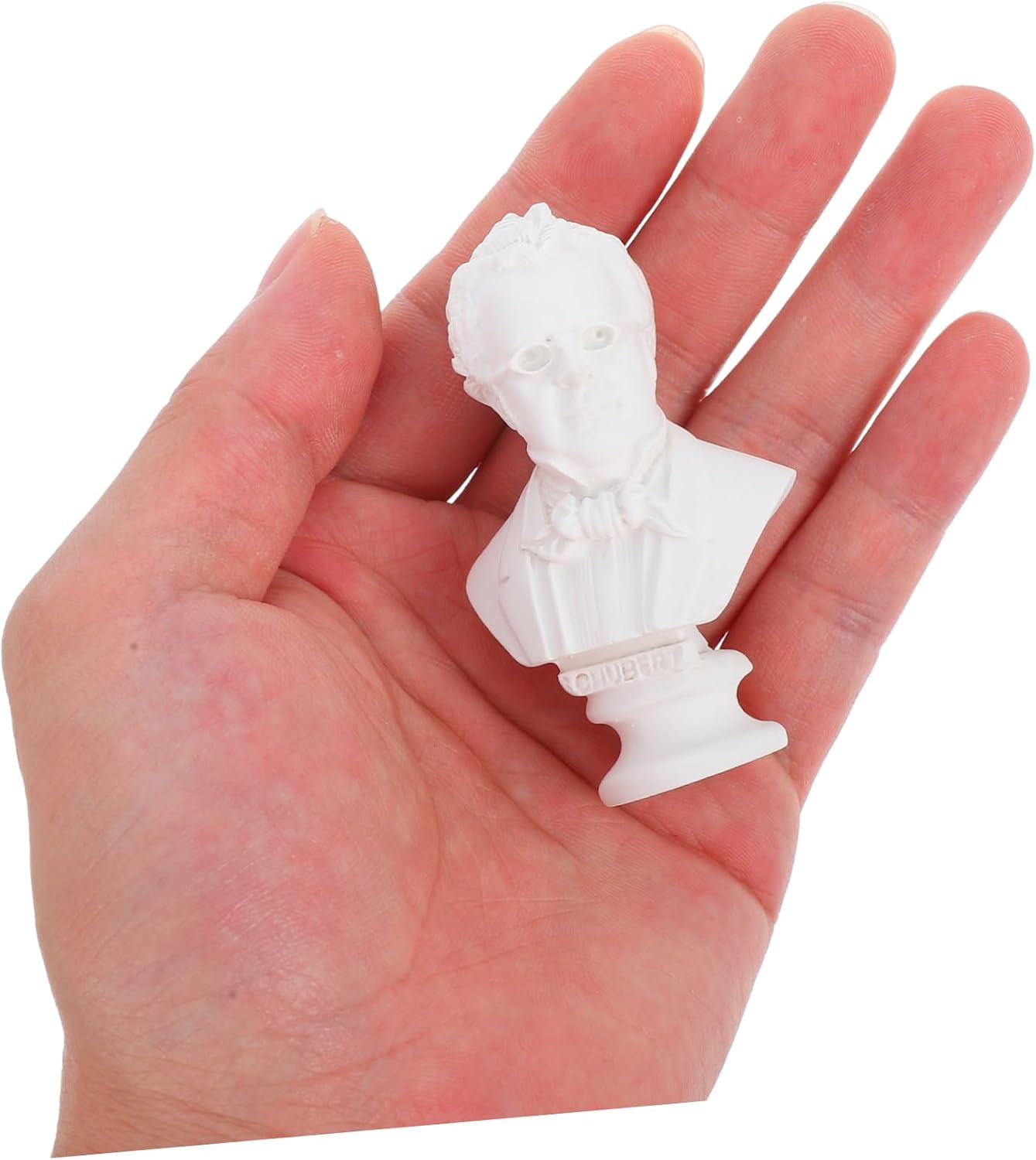 Resin Classical Musician Bust Statue Mini Sculpture for Desktop Decor