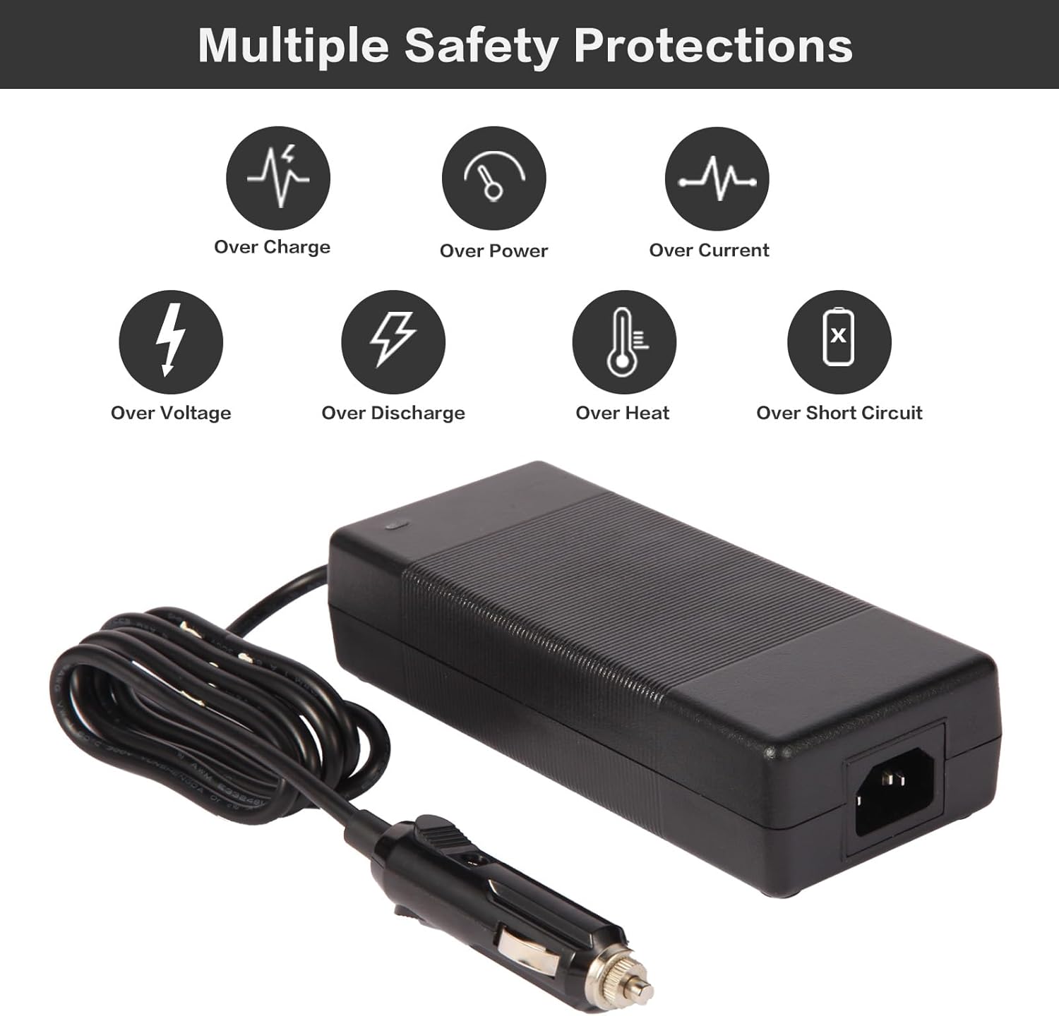 12V 10A Cigarette Lighter Plug AC/DC Power Converter Adapter for GMG Green Mountain Grills DB/JB Davy Crockett P-1001, P-1235,P-1012, GMG-ADP10A, P-1266, P-1283, P-1295