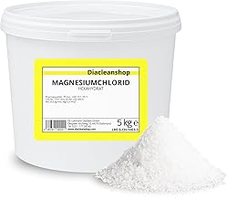 Magnesiumchlorid Hexahydrat 5kg - reinste Pharmaqualität (E511) – Magnesium chloride u.a. zur Herstellung von Magnesiumöl, Magnesium Spray, Magnesium Fußbad, Magnesium Vollbad uvm