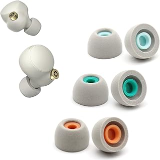 Memory Foam Eartips Ear Buds for Sony WF-1000XM4, UPGRADED Ear Tips Replacement Sony Ear Piece Foam Tips for WF-1000XM3 WF-SP900 WI-1000X WF WI XBA Series Fit Charging Case S/M/L(3 Pairs)