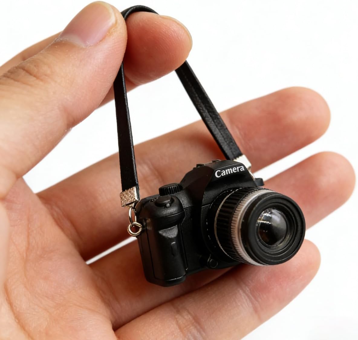 1:4 Scale Miniature Vintage Camera Ornament - Retro Photography Decor & Photographer Gift (B)