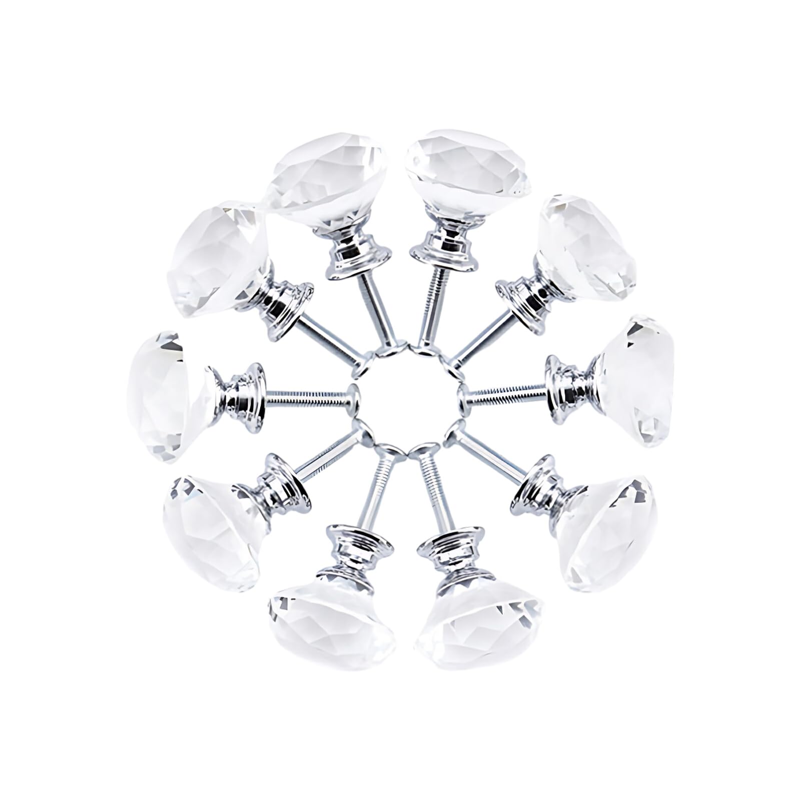 Bouton de tiroir en verre pour relooker une commode de chambre