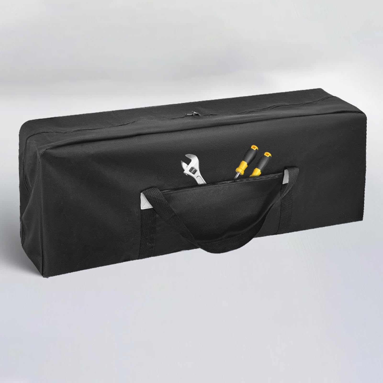 3 Pièces Sac de Scooter Pliable Sac de Rangement Oxford Imperméable avec Sangles de Fixation et Compartiment Latéral pour Porter Protéger Transporter