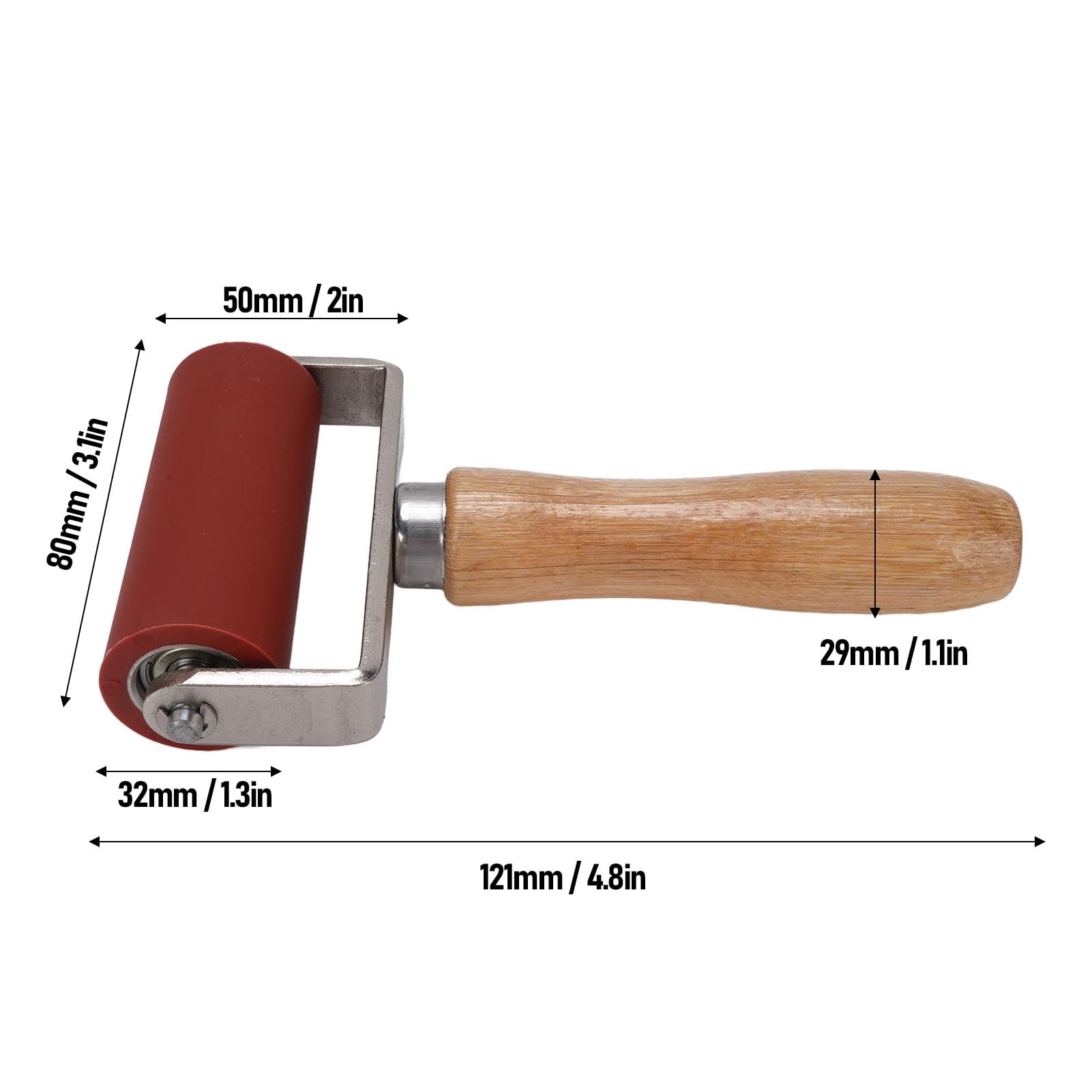 Silicone Seam Roller, High Temperature Resistant Silicon Seam Hand Pressure Roller Welding Tool - Image 4