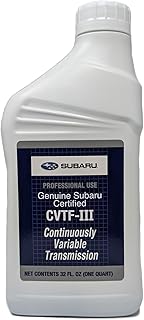 CVTF-III Transmission Fluid SOA427V2610 OEM AUTO 1 Quart Geunine CVT 3 Forester Legacy Outback Crosstrek Impreza
