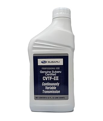 Subaru CVTF-III Transmission Fluid SOA427V2610 OEM AUTO 1 Quart Geunine CVT 3 Forester Legacy Outback Crosstrek Impreza