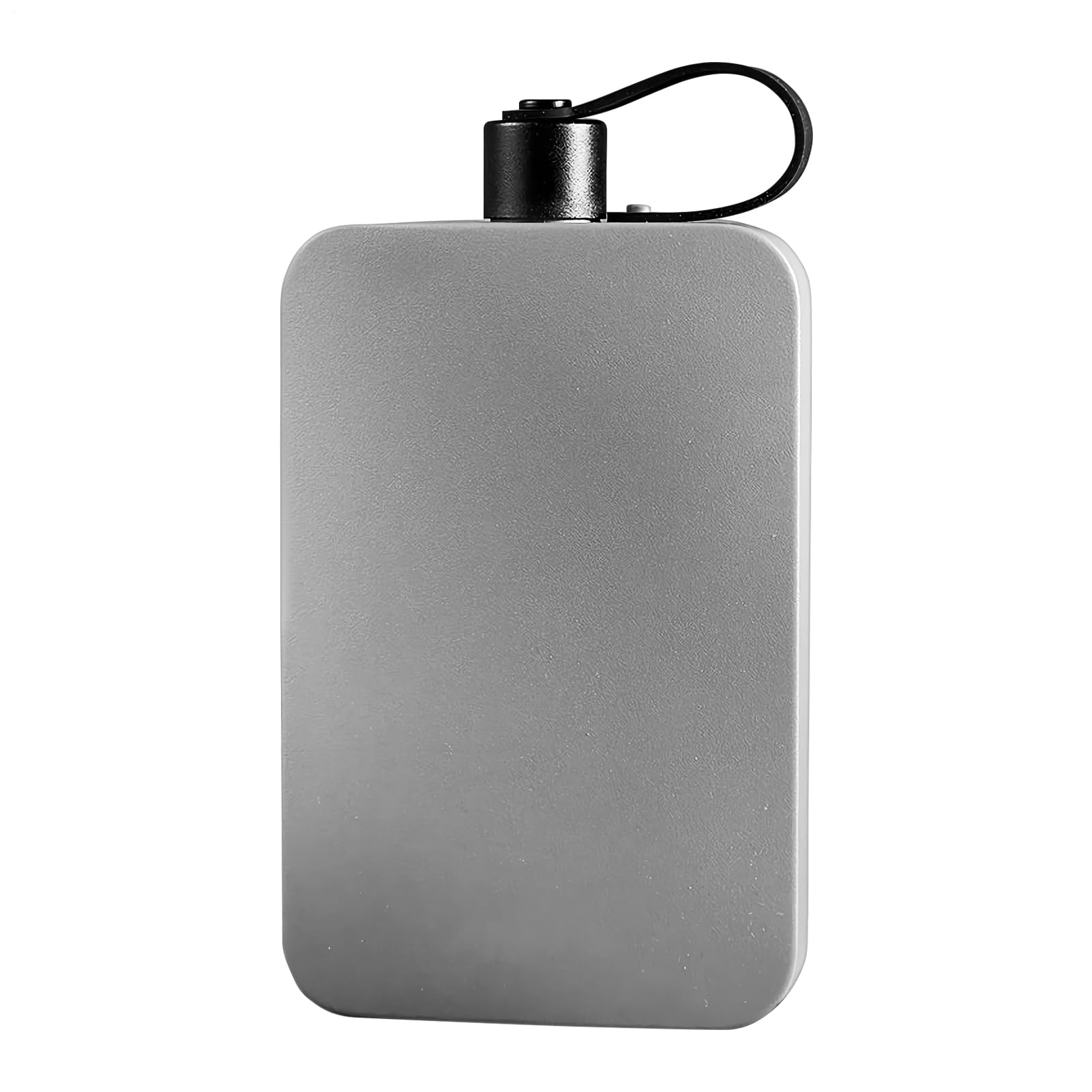 Flat Stainless Steel Bottle – 500ml Leakproof Sports Tumbler with Lid 20.7x12x2.9cm, Compact Portable Size | Perfect for Outdoor Camping Hiking Gym Commute Backpack School Concert Travel Hydration
