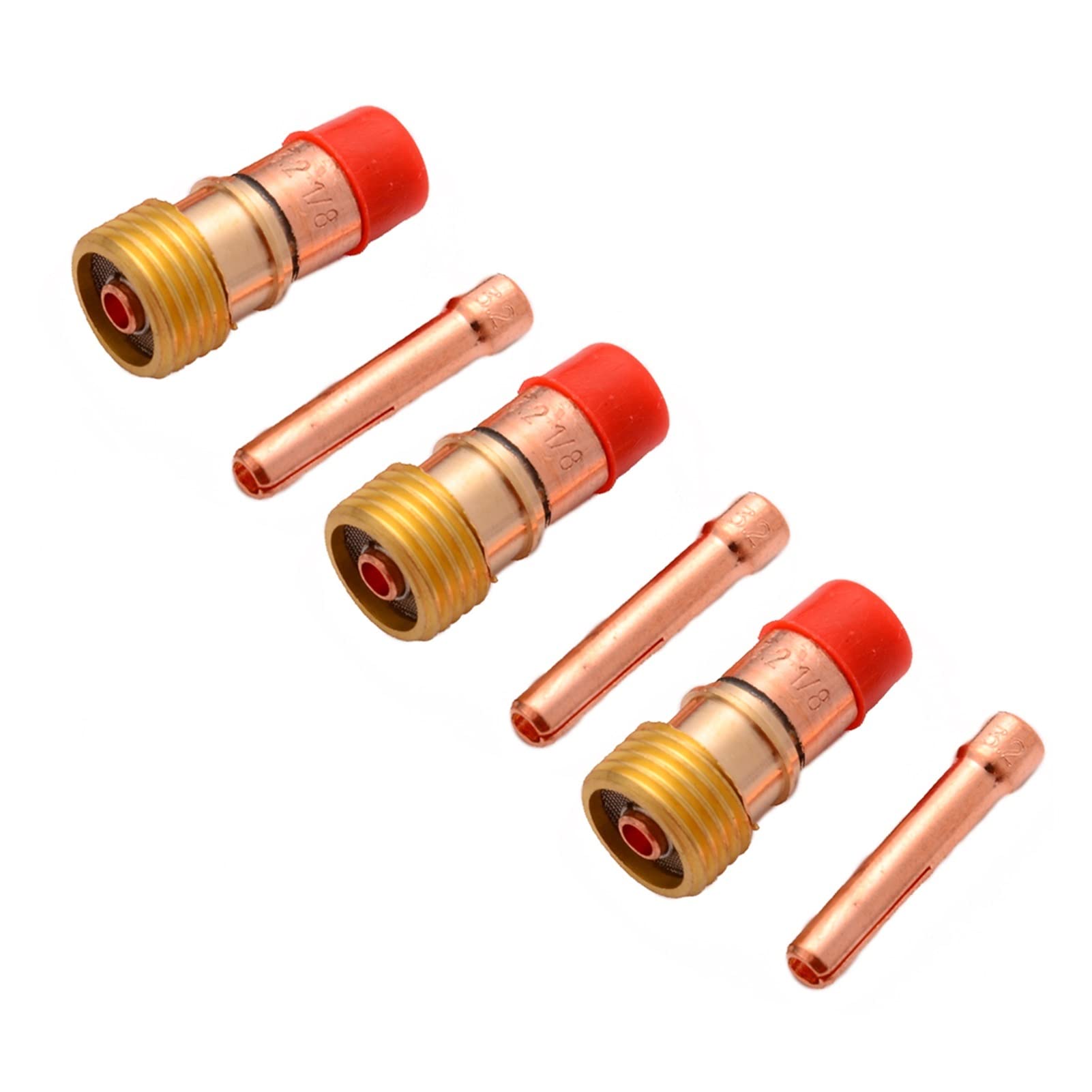 31 unids/Set práctico Kit de soplete Soldadura Gas áspero 6#-12# Vaso Vidrio WP-17/18/26 Accesorios Boquilla