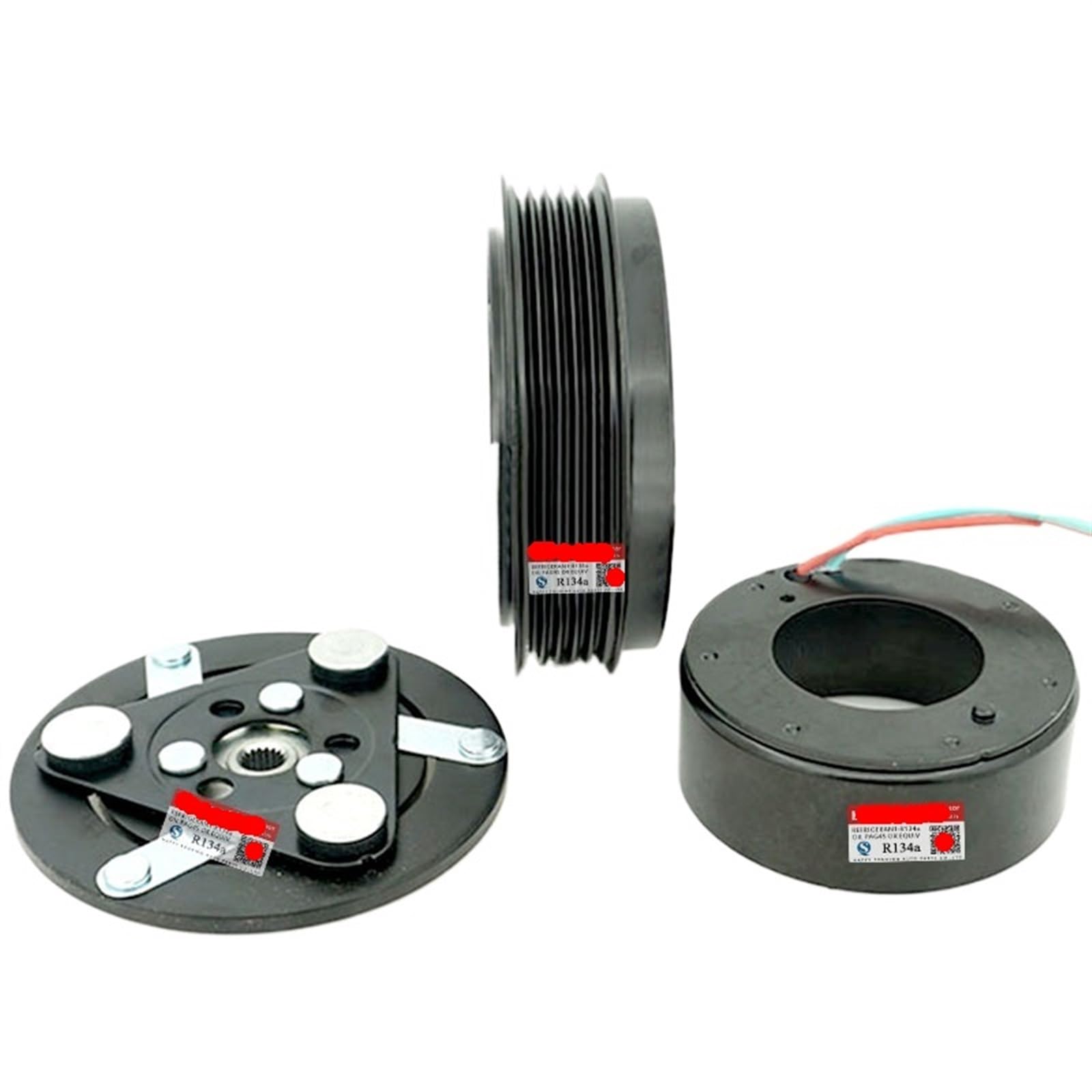 Compatible for Honda， Jazz 2002-2008 38800P14006 38810PWAJ02 38810PWA006 38800PCMA02 38800-P14-006 38810-PWA-J0，Auto AC Compressor-Stable Compression, Fast Cooling Performance