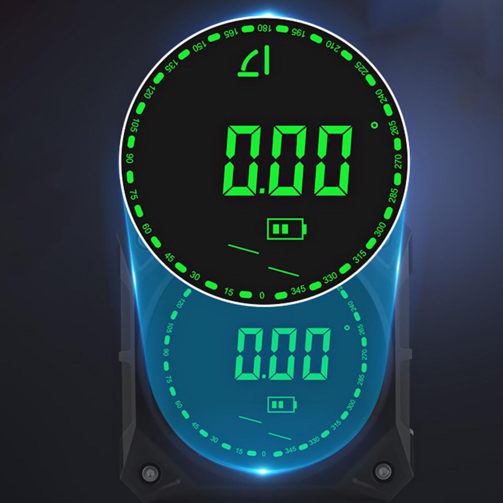 Inclinómetro Digital Multifuncional con Retroiluminación, Herramienta de Medición para Carpintería Y Circular.