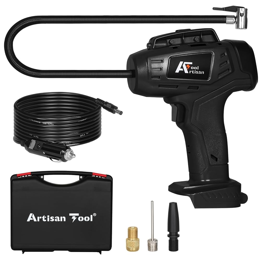 アルチザンツール 充電式エアコンプレッサー (黒色