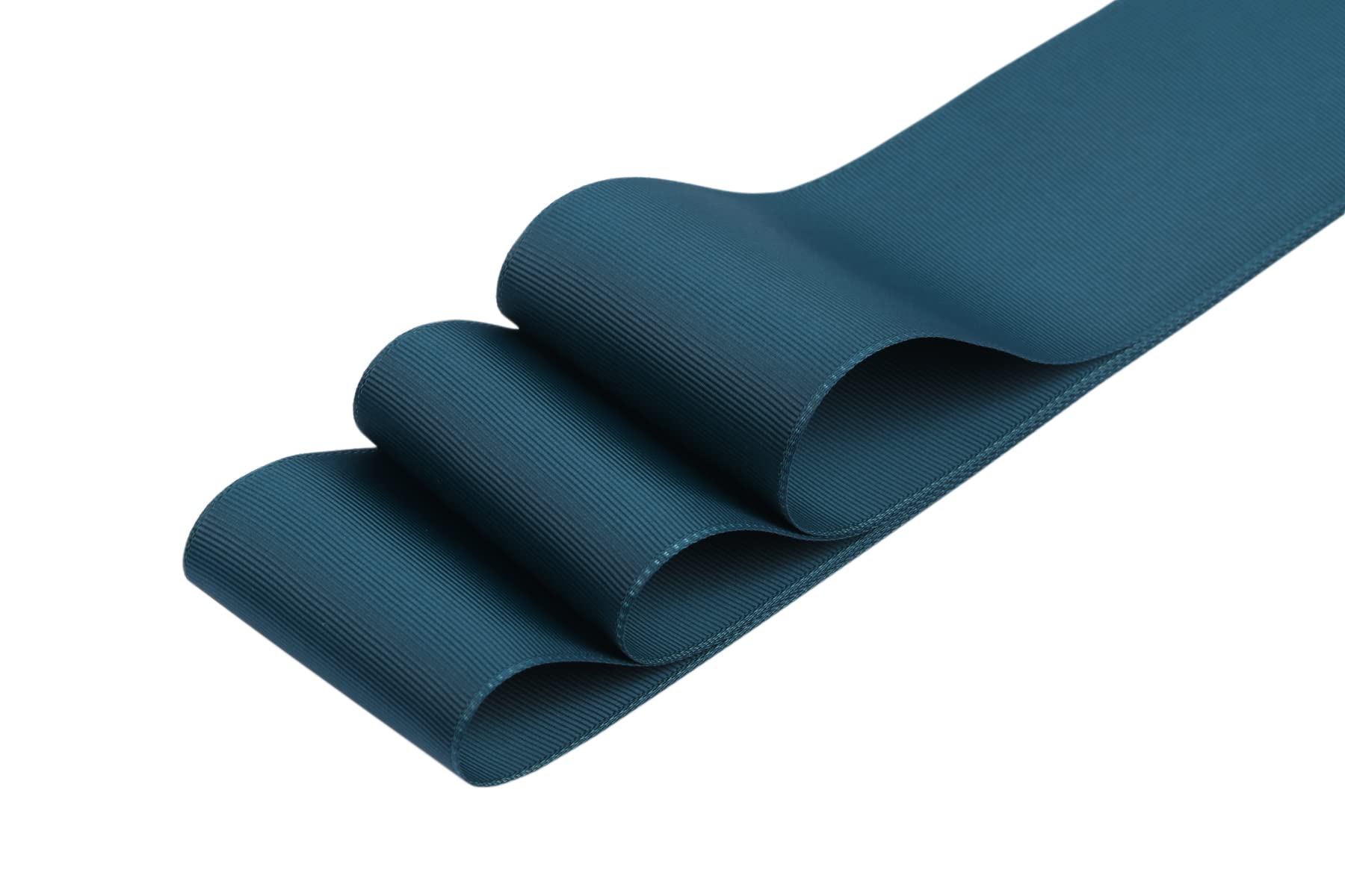 Fondersy 63mm X 22M Solid Grosgrain Ribbon for Gift Wrapping Parties Wedding Decoration, Crafts Sewing(Teal) - Image 2
