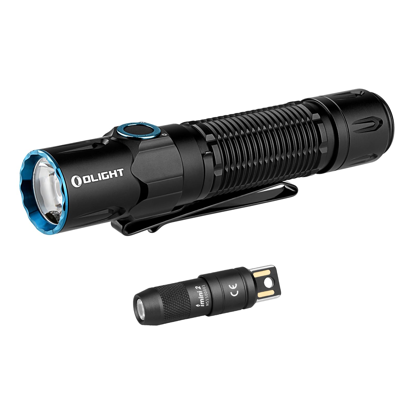 オーライト　Olight Warrior 3S 2300ルーメン　エルフブルー OLIGHT Warrior 3S 2300 Lumens Rechargeable Tactical Light Bundle