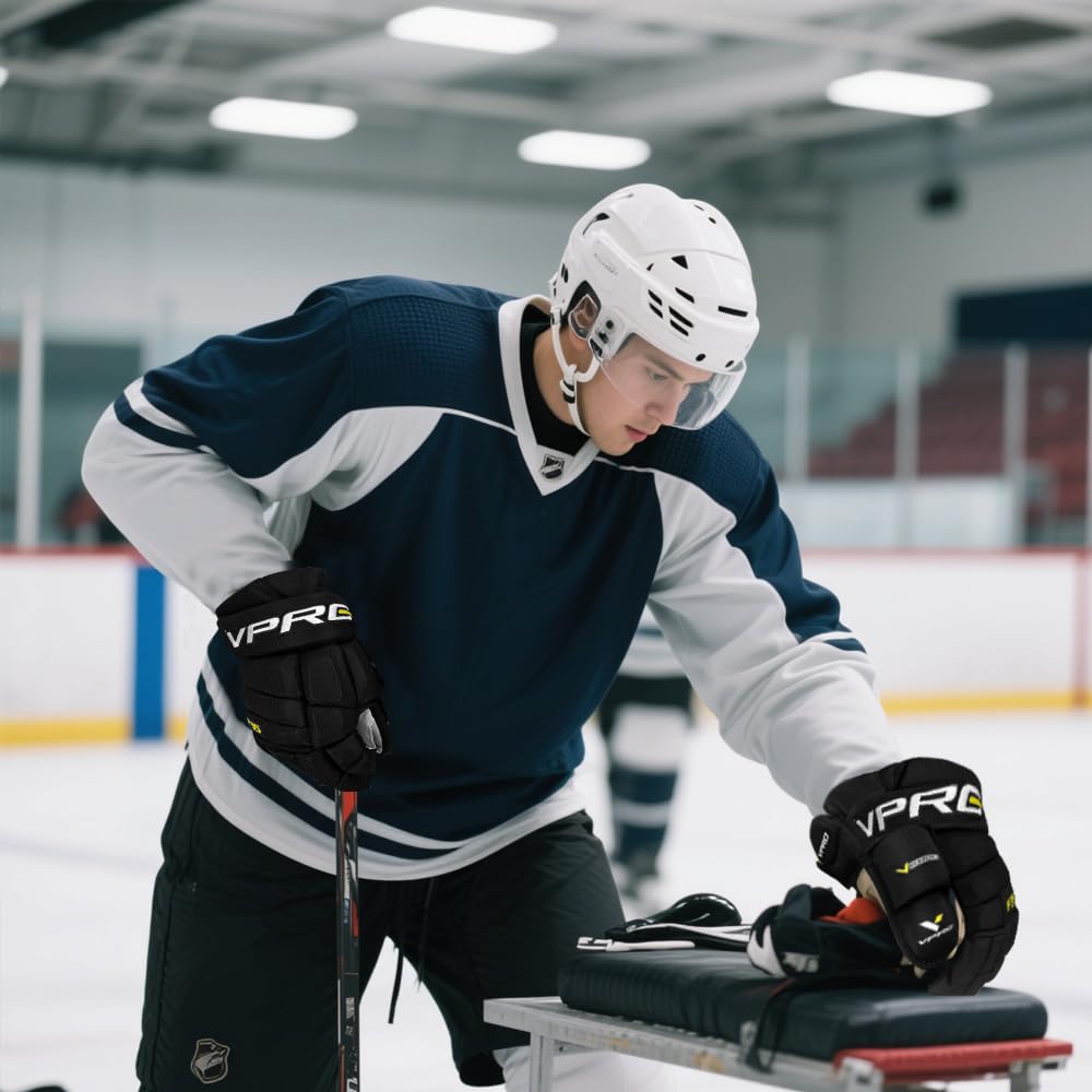 VPRO Un gant de hockey sur la glace, des gants de protection pour protéger contre les gants de séparation et la protection contre les gants de séparation sont le meilleur choix pour tous les athlètes