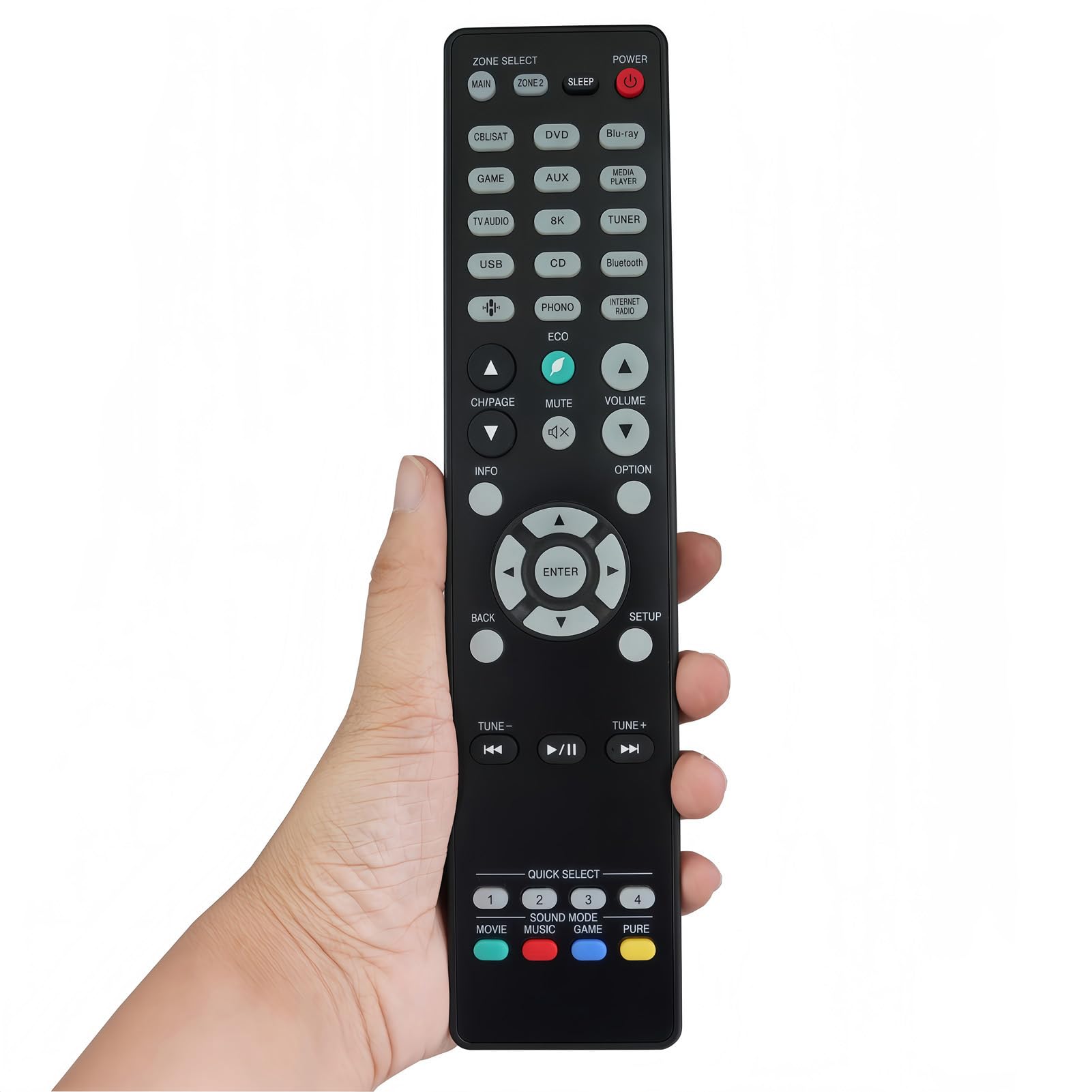 Denon Ultra Ev Sineması AV Alıcısı için IR Yedek Uzaktan Kumanda