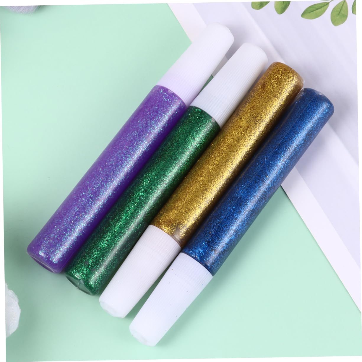 Stylo Colle à Paillettes 5 Lots de 50 Pièces pour Dessin